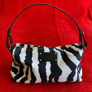 Kate Spade Hobo Purse, Black and White Stripes Hobo